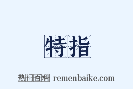 特指是什么意思的图片